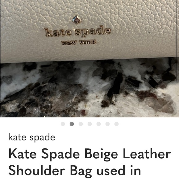 Kate Spade Cream Leather Shoulder Bag Still for Sale!! - Picture 3 of 7